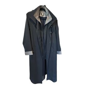 Men's Black Trench Coat